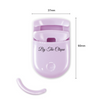 By The Clique Portable Mini Eyelash Curler with Soft Lash Silicon Pads Gentle Enough for Both Natural and False Eyelashes | Extra Pad Included | Perfect Curls in Seconds |  Lilac Purple