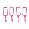 8 Sturdy Silicone Sleeve Holders for 29ml / 30ml Pyramid Sanitizer Bottles | Set of 8 Pink | Hook to Backpacks, Purses and Key Chains