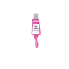 8 Sturdy Silicone Sleeve Holders for 29ml / 30ml Pyramid Sanitizer Bottles | Set of 8 Pink | Hook to Backpacks, Purses and Key Chains