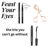 By The Clique Premium Mascara, Eyeliner and Eyelash Curler Bundle