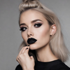 By The Clique Premium Black Long Lasting Liquid Lipstick | Noche Bella | Beautiful Night Lipstick For All Occasions | A Night Out | Goth | Halloween | Mime
