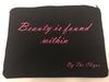 "Beauty Is Found Within" Canvas Cosmetic Bag | By The Clique