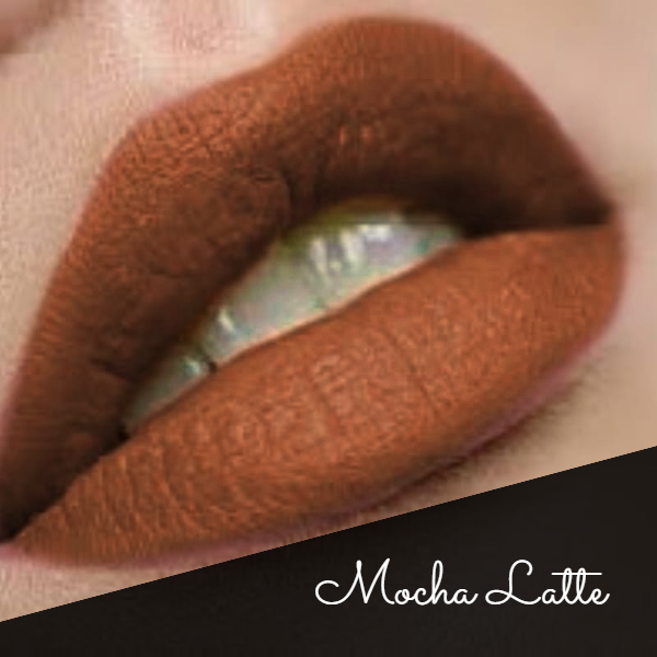 "Mocha Latte" Premium Long Lasting Brown Matte Liquid Lipstick | Ultra Wear Cliquestick