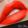 By The Clique "On Fire" Premium Matte Lip Liner Pencil | Orange Red | Gluten Free and Vegan