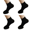 Premium Super Lightweight Breathable Cotton Quarter Crew Athletic Sport Socks | 3 Colors Available | 4 Pack| By The Clique…