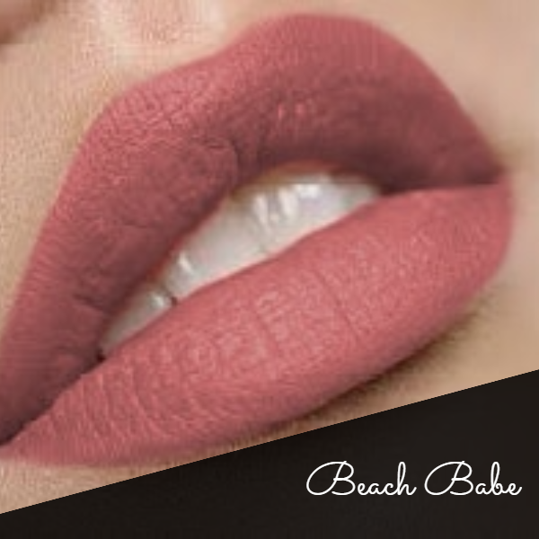 By The Clique  Premium Matte Liquid Lipstick | Pink Nude | Beach Babe