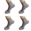 Premium Super Lightweight Breathable Cotton Quarter Crew Athletic Sport Socks | 3 Colors Available | 4 Pack| By The Clique…